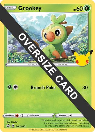 Grookey First Partner Pack SWSH001 Near Mint Rare English Normal