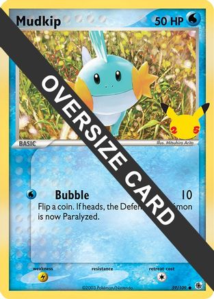 Mudkip First Partner Pack 059/109 Near Mint Rare English Normal