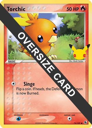 Torchic First Partner Pack 074/109 Near Mint Rare English Normal