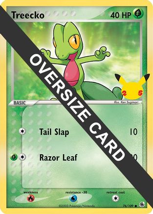 Treecko First Partner Pack 076/109 Near Mint Rare English Normal