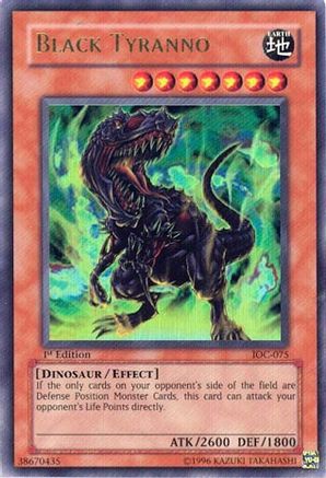 Black Tyranno Invasion of Chaos IOC-075 Near Mint Ultra Rare English Unlimited