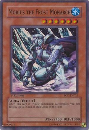 Mobius the Frost Monarch Soul of the Duelist SOD-EN022 Lightly Played Super Rare English 1st Edition