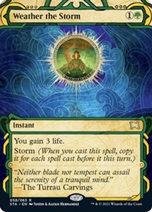 Weather the Storm Strixhaven: Mystical Archives 58 Near Mint Rare English Foil