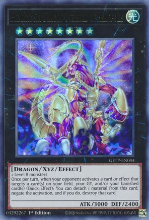 Hieratic Sky Dragon Overlord of Heliopolis Ghosts From the Past GFTP-EN004 Near Mint Ultra Rare English 1st Edition