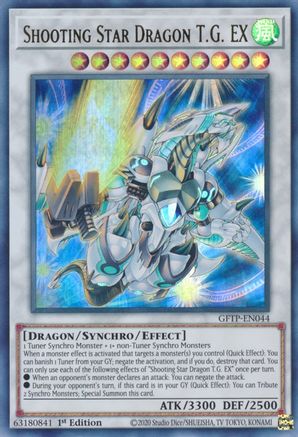 Shooting Star Dragon T.G. EX Ghosts From the Past GFTP-EN044 Near Mint Ultra Rare English 1st Edition