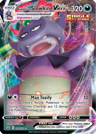 Galarian Slowking VMAX SWSH06: Chilling Reign 100/198 Near Mint Ultra Rare English Holofoil