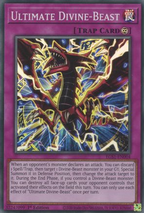 Ultimate Divine-Beast Egyptian God Deck: Slifer the Sky Dragon EGS1-EN004 Near Mint Super Rare English 1st Edition