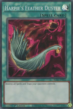 Harpie's Feather Duster Egyptian God Deck: Slifer the Sky Dragon EGS1-EN022 Near Mint Super Rare English 1st Edition