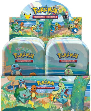 1 Celebrations Mini Tin Display Pokemon Sealed   English