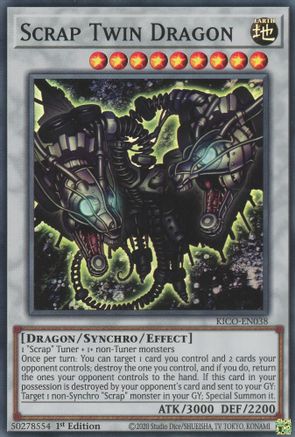 Scrap Twin Dragon King's Court KICO-EN038 Near Mint Super Rare English 1st Edition
