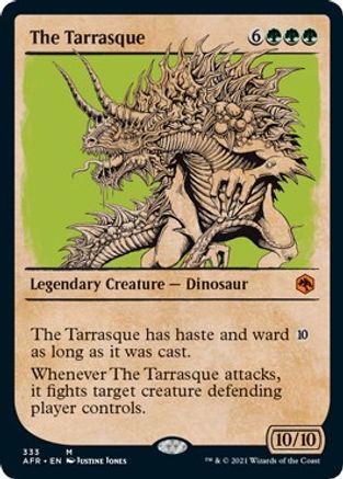 The Tarrasque (Showcase) Adventures in the Forgotten Realms 333 Near Mint Mythic English Normal