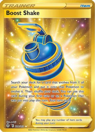 Boost Shake 229/203 Evolving Skies Secret Rare Near Mint  English