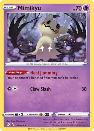 Mimikyu - 081/189 (Cosmos Holo) Miscellaneous Cards & Products 081/189 Near Mint Rare English Holofoil