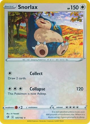 Snorlax - 141/192 (Cosmos Holo) Miscellaneous Cards & Products 141/192 Near Mint Rare English Holofoil