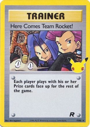 Here Comes Team Rocket! Celebrations: Classic Collection 15/82 Near Mint Classic Collection English Holofoil