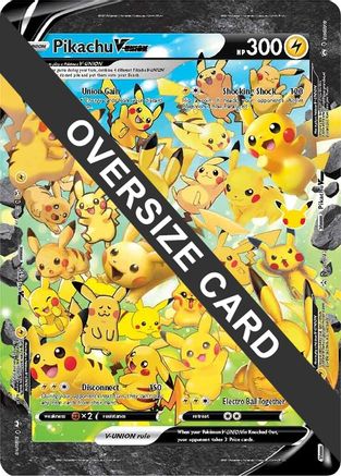 Pikachu V-UNION Jumbo Cards  Near Mint Rare English Holofoil