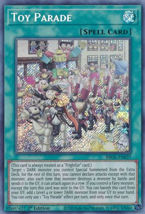 Toy Parade Brothers of Legend BROL-EN037 Near Mint Secret Rare English 1st Edition