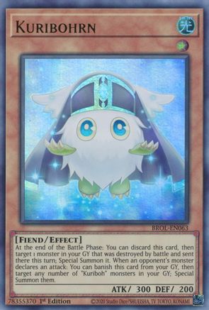 Kuribohrn Brothers of Legend BROL-EN063 Near Mint Ultra Rare English 1st Edition