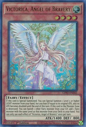 Victorica, Angel of Bravery Ghosts From the Past: The 2nd Haunting GFP2-EN042 Near Mint Ultra Rare English 1st Edition