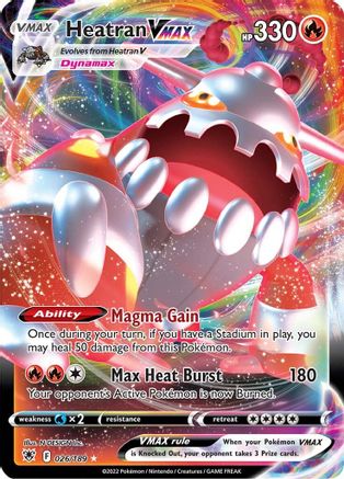 Heatran VMAX 026/189 Astral Radiance Ultra Rare Near Mint  English