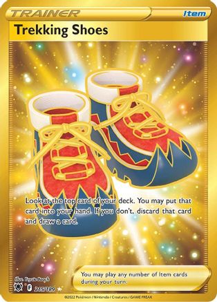 Trekking Shoes (Secret) SWSH10: Astral Radiance 215/189 Near Mint Secret Rare English Holofoil