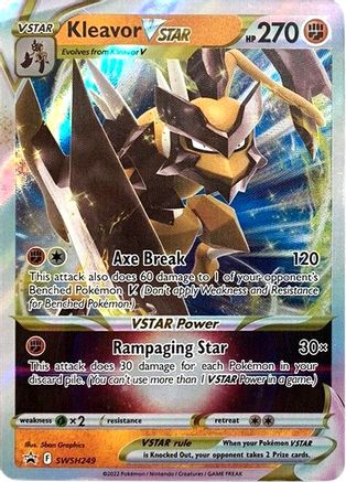 Kleavor VSTAR SWSH249 SWSH Black Star Promos Promo Near Mint  English