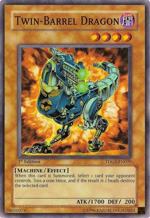 Twin-Barrel Dragon The Duelist Genesis TDGS-EN029 Near Mint Super Rare English Unlimited