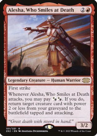 Alesha, Who Smiles at Death Double Masters 2022 101 Near Mint Rare English Normal