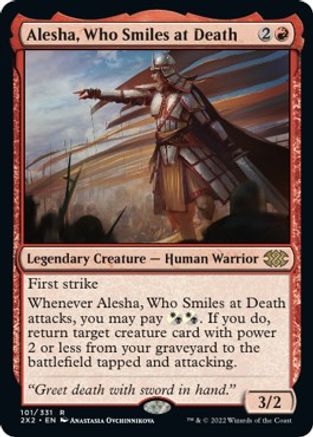 Alesha, Who Smiles at Death Double Masters 2022 101 Near Mint Rare English Normal