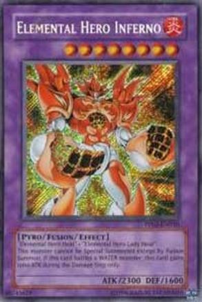 Elemental Hero Inferno Premium Pack 2 PP02-EN010 Near Mint Secret Rare English Unlimited