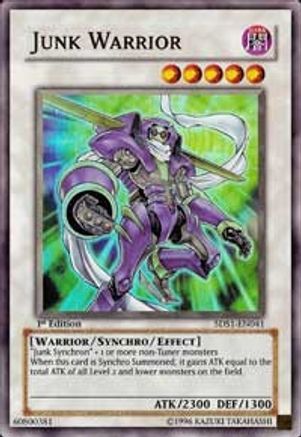 Junk Warrior (UR) 5D's 2008 Starter Deck 5DS1-EN041 Near Mint Ultra Rare English 1st Edition