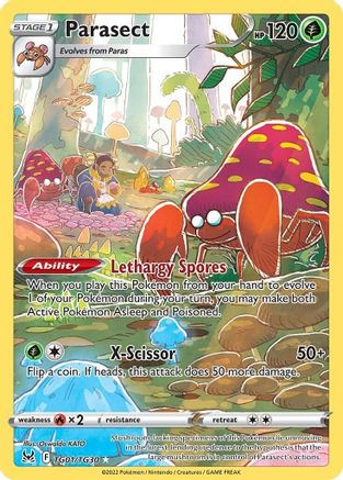 Parasect TG01/TG30 Lost Origin Holo Rare Near Mint  English