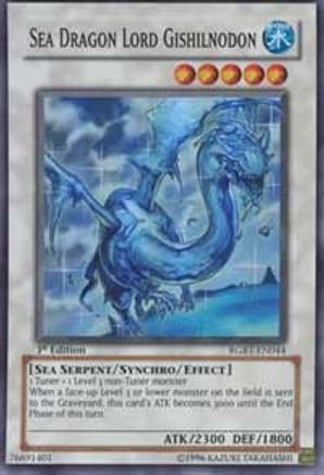 Sea Dragon Lord Gishilnodon Raging Battle RGBT-EN044 Near Mint Super Rare English Unlimited