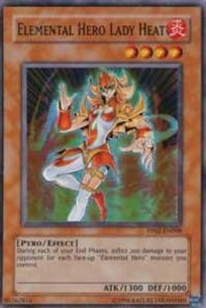 Elemental Hero Lady Heat Premium Pack 2 PP02-EN008 Near Mint Super Rare English Unlimited