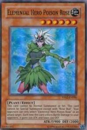 Elemental Hero Poison Rose Premium Pack 2 PP02-EN006 Near Mint Super Rare English Unlimited