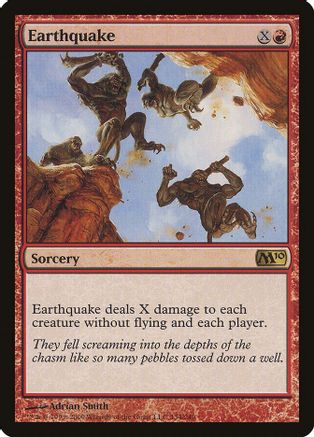 Earthquake Magic 2010 (M10) 134 Near Mint Rare English Normal