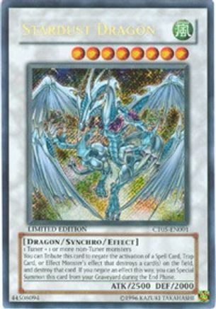 Stardust Dragon 2008 Collectors Tin CT05-EN001 Near Mint Secret Rare English Limited