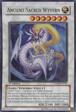 Ancient Sacred Wyvern Ancient Prophecy ANPR-EN043 Near Mint Ultra Rare English Unlimited