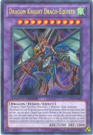 Dragon Knight Draco-Equiste 2010 Collectors Tins CT07-EN003 Near Mint Secret Rare English Limited