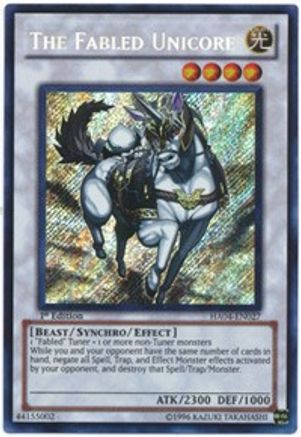 The Fabled Unicore Hidden Arsenal 4 HA04-EN027 Near Mint Secret Rare English Unlimited