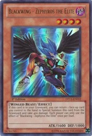 Blackwing - Zephyros the Elite Duelist Pack 11: Crow DP11-EN012 Near Mint Ultra Rare English 1st Edition