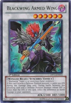 Blackwing Armed Wing Duelist Pack 11: Crow DP11-EN014 Near Mint Rare English 1st Edition