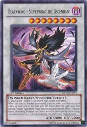 Blackwing - Silverwind the Ascendant Duelist Pack 11: Crow DP11-EN015 Near Mint Rare English 1st Edition