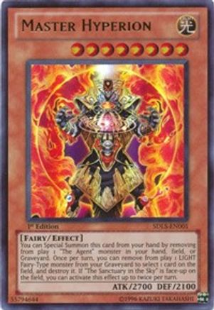 Master Hyperion Structure Deck: Lost Sanctuary SDLS-EN001 Near Mint Ultra Rare English 1st Edition