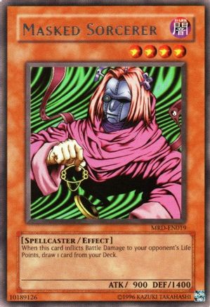 Masked Sorcerer Metal Raiders (Worldwide English) MRD-EN019 Near Mint Rare English Unlimited
