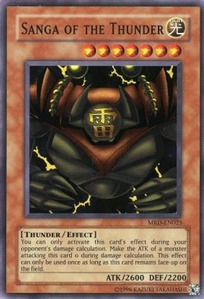 Sanga of the Thunder Metal Raiders (Worldwide English) MRD-EN025 Near Mint Super Rare English Unlimited