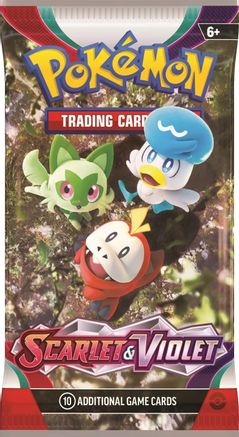 Scarlet & Violet Booster Pack  Scarlet & Violet Sealed Near Mint  English