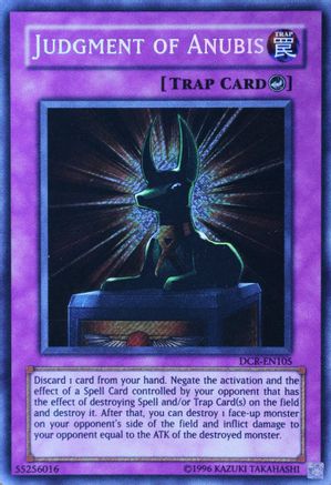 Judgment of Anubis Dark Crisis (Worldwide English) DCR-EN105 Near Mint Secret Rare English Unlimited