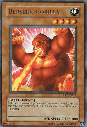Berserk Gorilla Invasion of Chaos (Worldwide English) IOC-EN013 Near Mint Rare English Unlimited