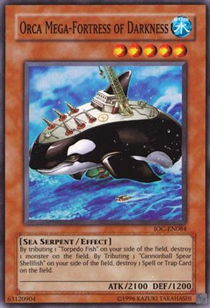 Orca Mega-Fortress of Darkness Invasion of Chaos (Worldwide English) IOC-EN084 Near Mint Super Rare English Unlimited
